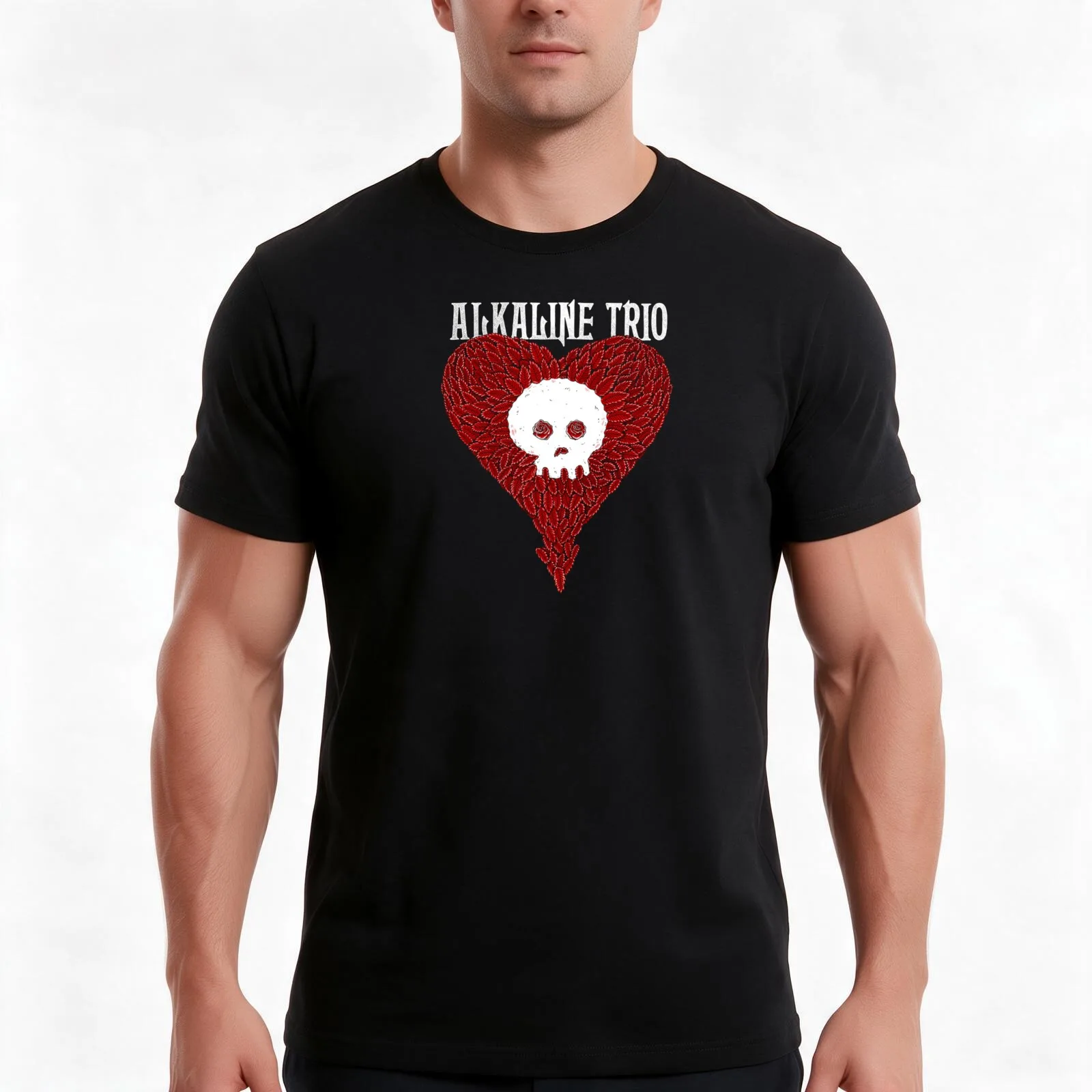 Alkaline Trio T-Shirt Summer Casual Cotton Tee Oversized Streetwear Tops Vintage Graphic Print Loose Fit Short Sleeve