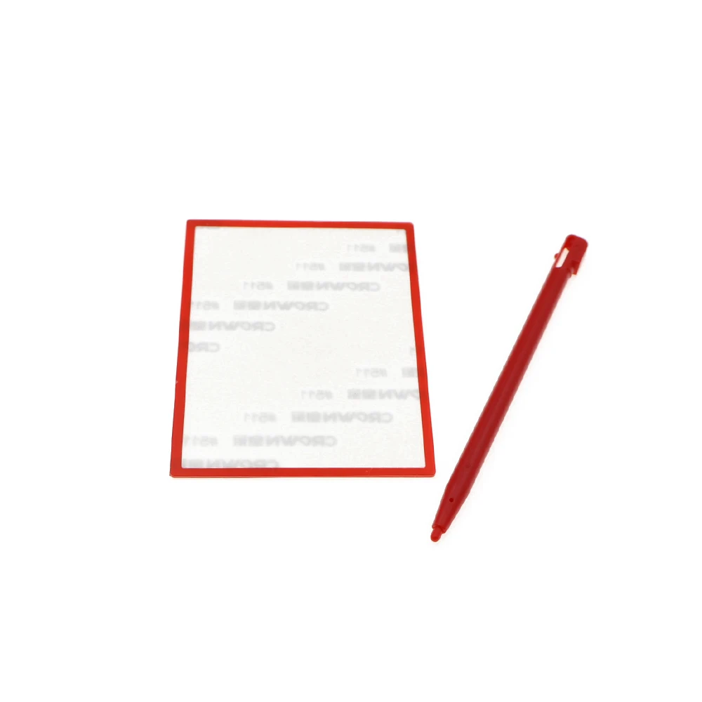 NDSi 상단 스크린 LCD 스크린 렌즈 커버 1세트, 닌텐도 NDSi 게임 콘솔 플라스틱 스타일러스 펜 상단 보호 패널 키트