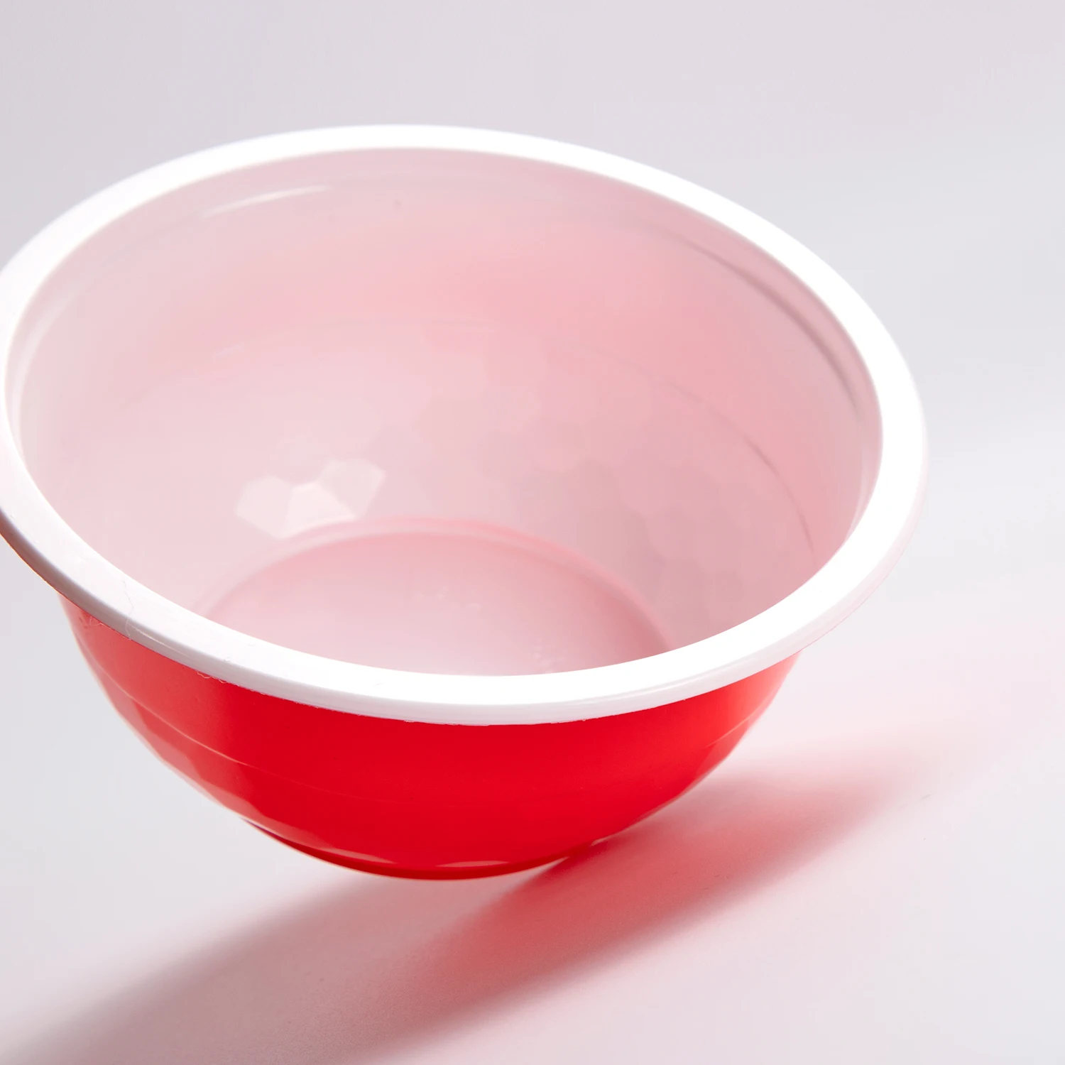 Ciotole di plastica usa e getta da 50 pezzi 4 ciotole da calcio colorate ciotole da dessert circolari colorate, ciotole per snack per feste scoperte