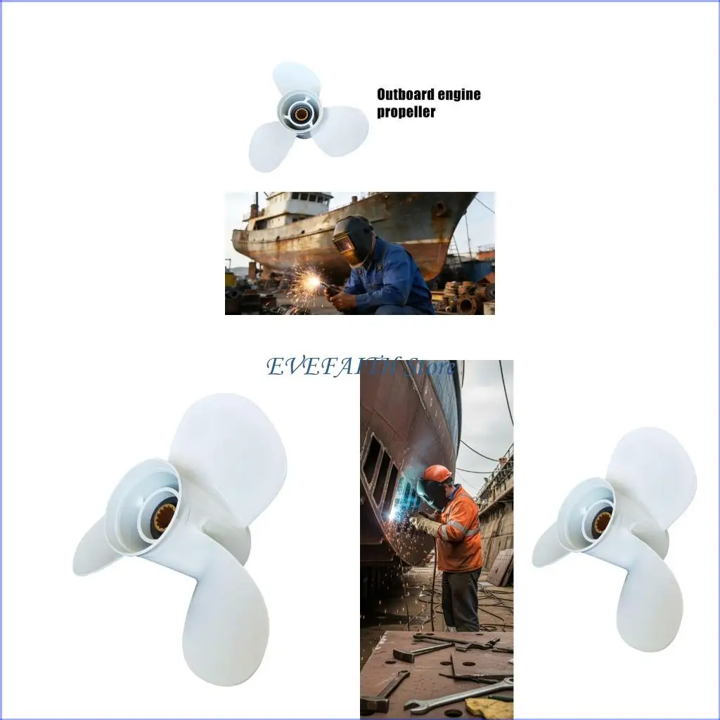 124B Aluminum Propeller 11 3/8X12 G Right Hand Turn 13 Tooth Matching