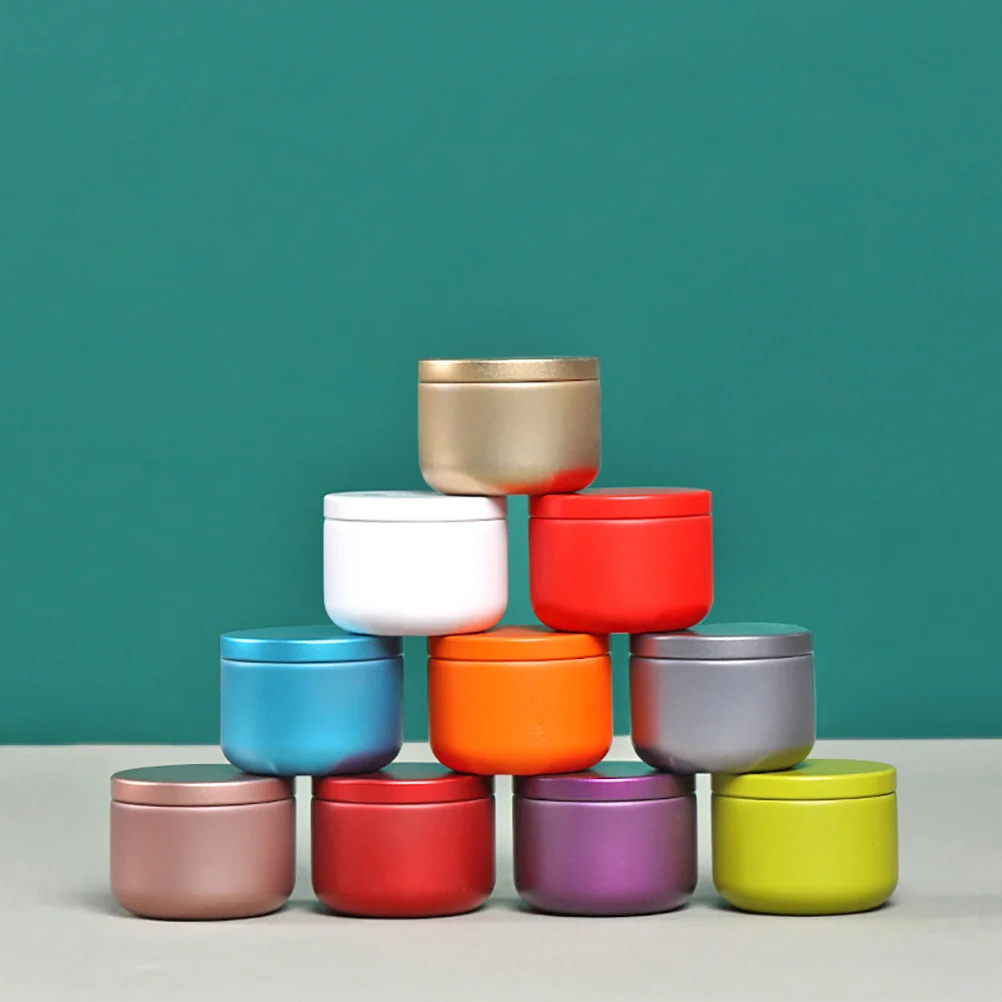

Aluminium Storage Canister Lightweight Household Tea Container Non leak Spiral Caps Perfect for Tea Lotions Home Supply
