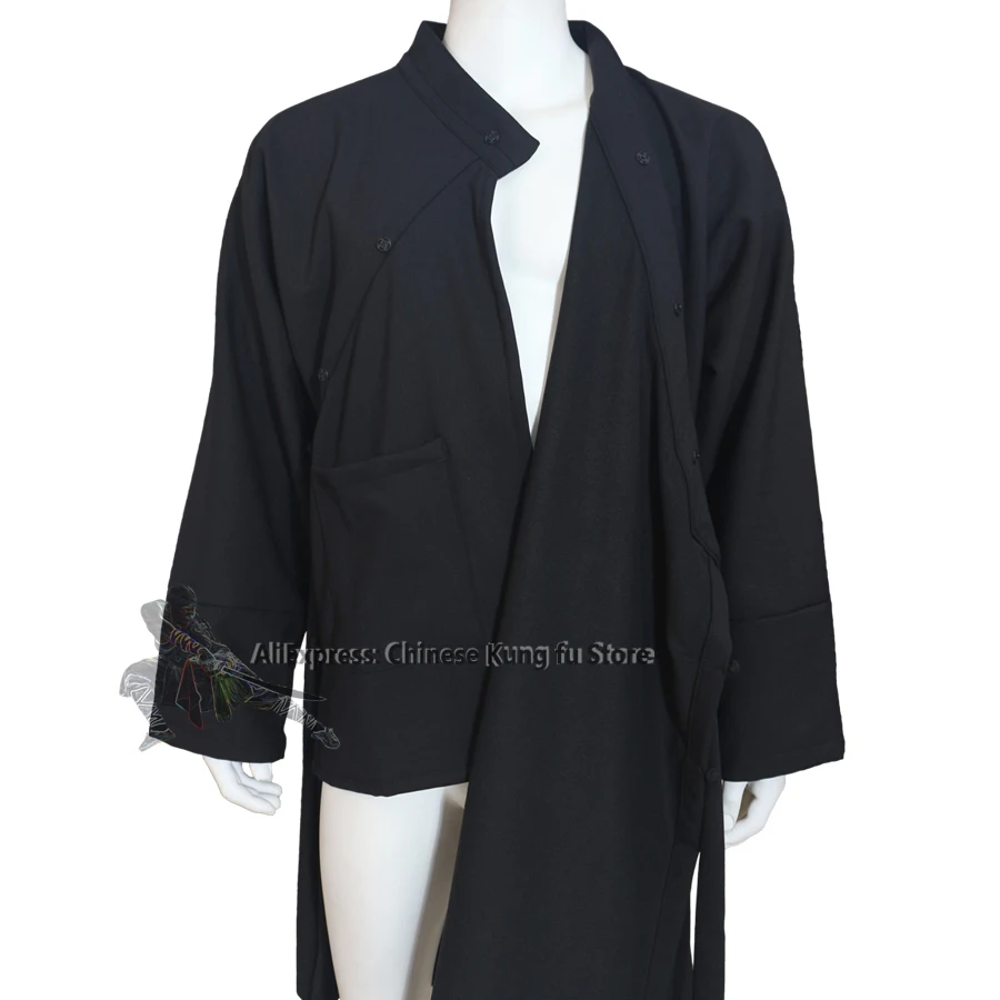 Thick Shaolin Monk Wudang Taoist Robe Tai Chi Wing Chun Outer Coat Martial arts Jacket