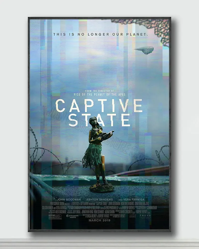 NJ100 Captive State Movie Silk Posters and Prints wall art Art Poster Home Decor
