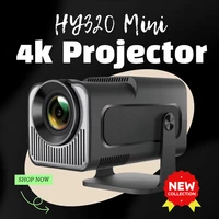 Woopker HY320 Mini Android 11 4K Proyector 720P 300ANSI Wifi6 BT5.0 Enfoque ultracorto 180 °   Proyector giratorio para cine en casa