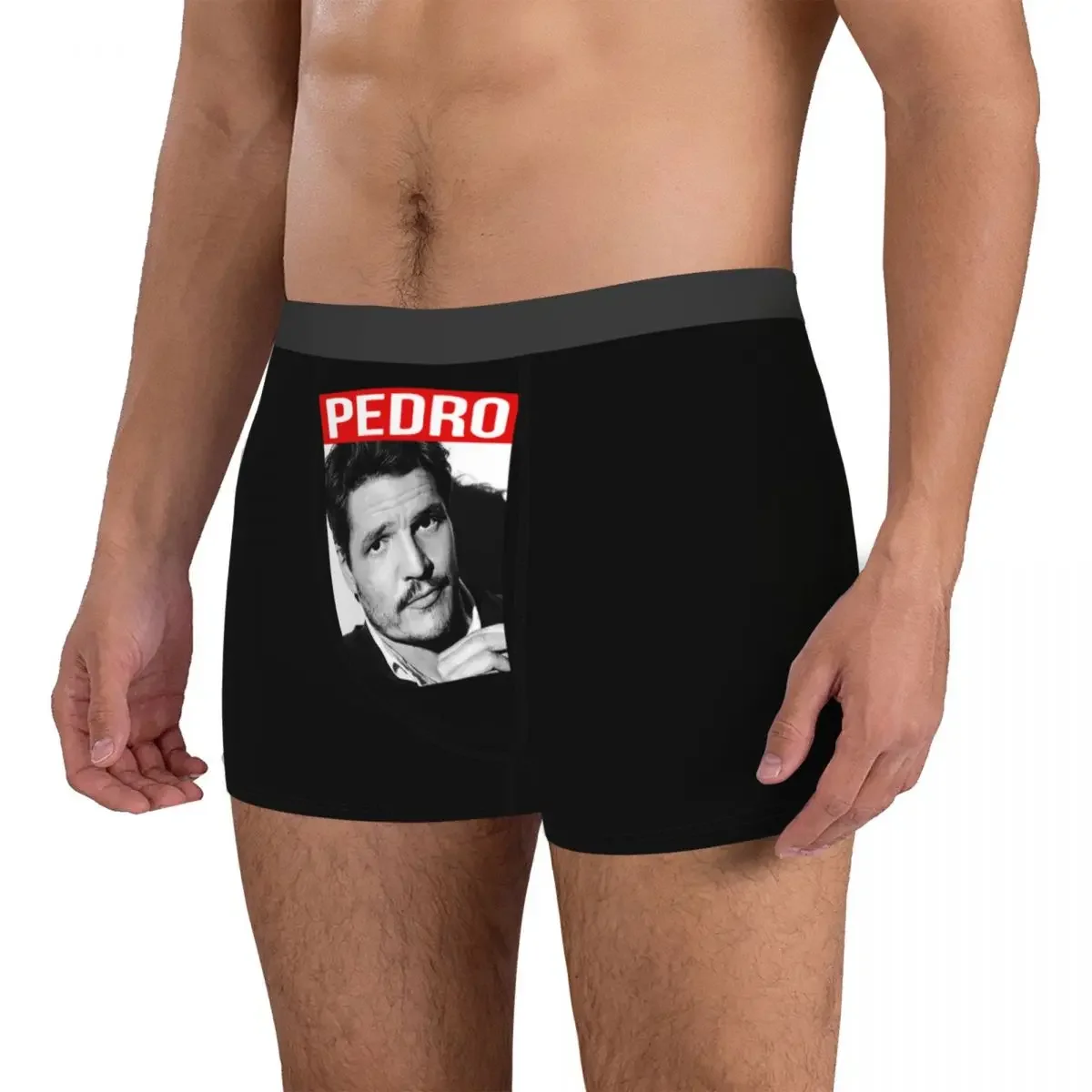 Men's Retro Pedro Pascal Underwear Movie Fashion Boxer Shorts Panties Male Soft Underpants