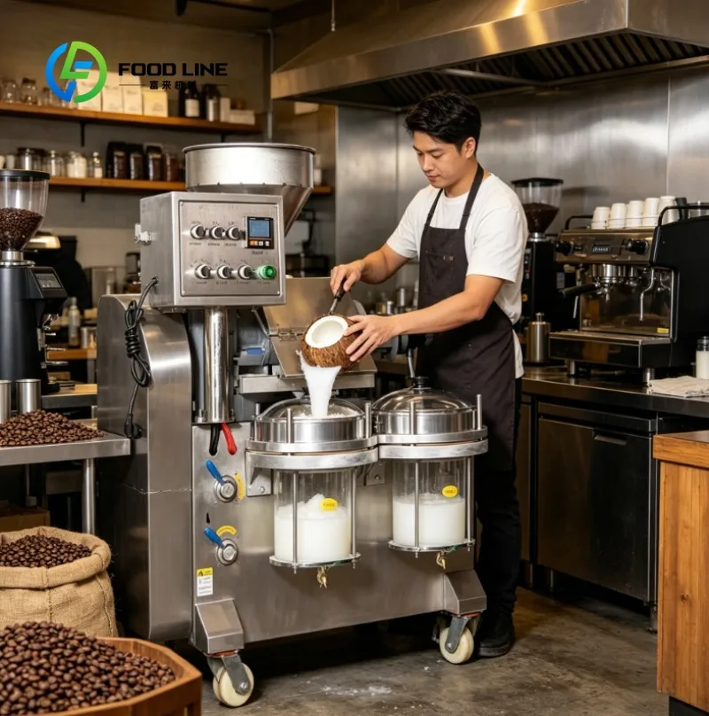 Automatic Oil Press for Sale, Intelligent Separation, Small Commercial Oil Press, Suitable for Peanuts, Rapeseed, Olives.