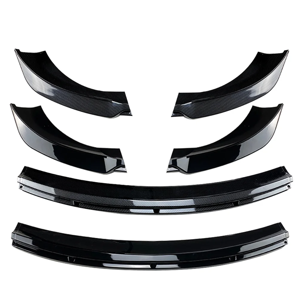 3Pcs/Set Car Front Bumper Lip Chin Spoiler Splitter Trim Decoration For Tesla Model 3 Model3 2017 2018 2019 2020 2021