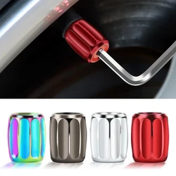 4Pcs/Set Dustproof Seal Lock Tight Fit Anti-Theft Tire Valve Stem Caps for Car Trucks Motorcycles