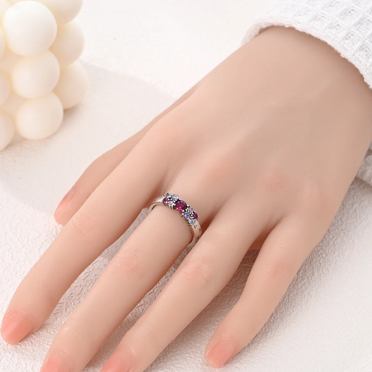 925 Sterling Silver Romantic Love Series Closed Ring For Women Original Valentine\'s Birthday Gift  Wedding Jewelry Accessory