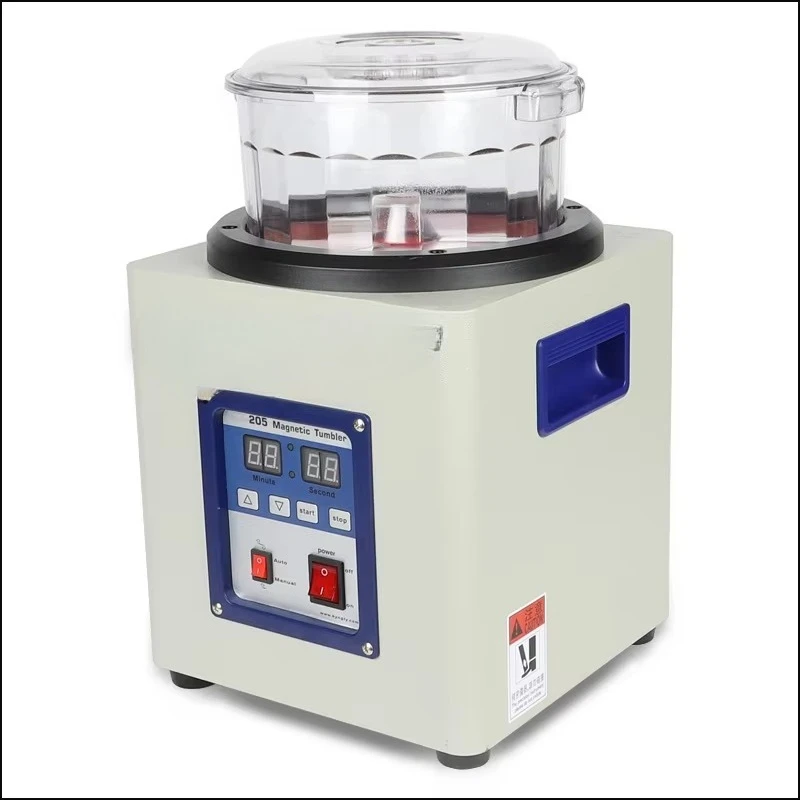 High Quality KT-205 Magnetic Tumbler Fine Metal Grinding and Polishing Machine with Motor for Jewelry Shining Your Treasures