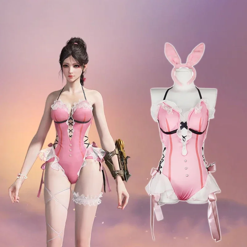 

Feria Shen Cosplay Costume NARAKA Cos BLADEPOINT Swimwear Swimsuit Woman Adult Role Play Sexy Comic-Con Early Summer Upenberries