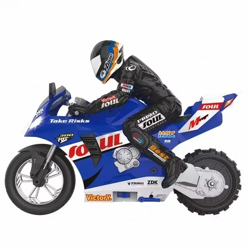 New Rc 1:16 Motorcycle High Speed Drift Rotation Stunt Standing Stunt Balance Remote-controlled Motorcycle Remote Control Toy