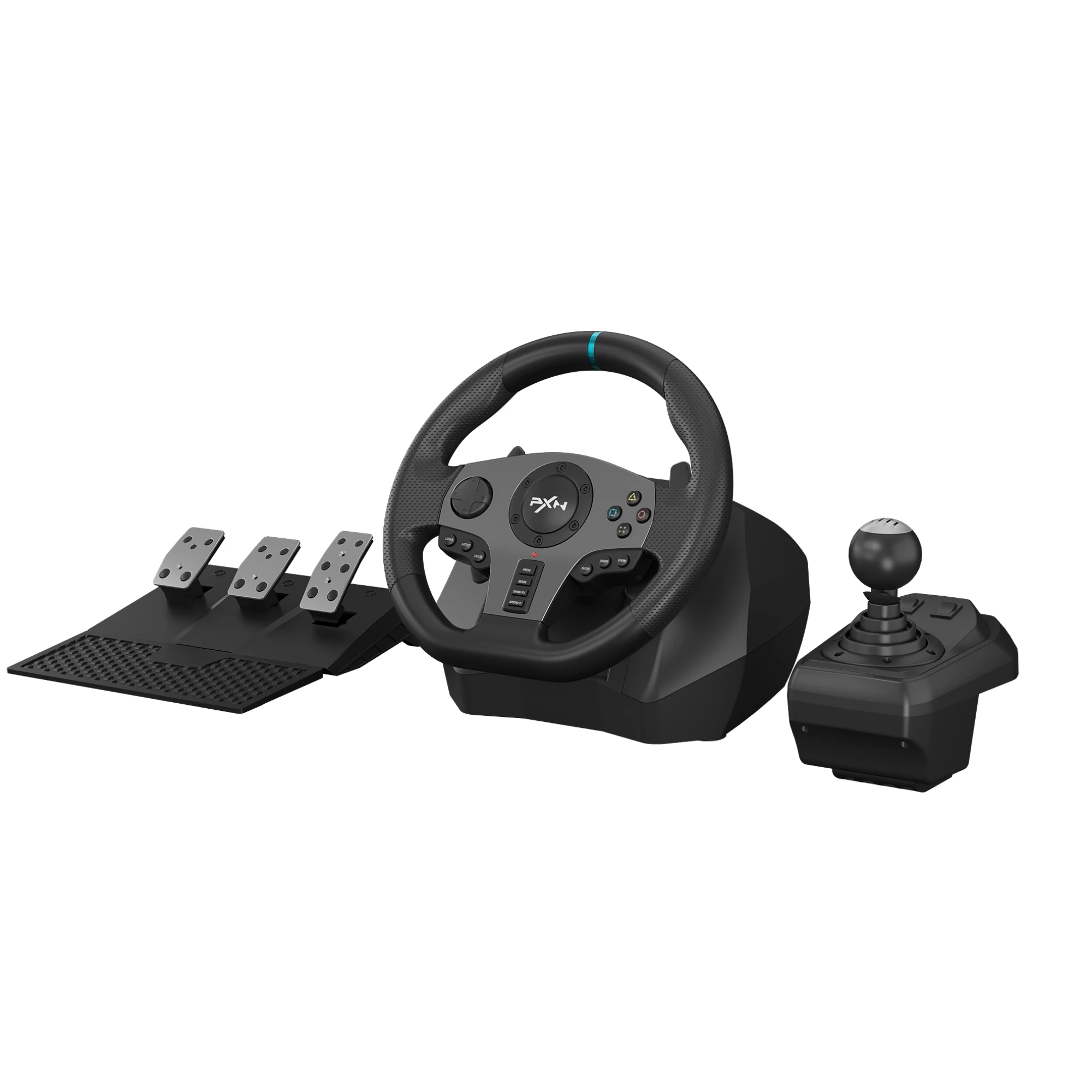 Manual Transmission Vibration Dual-Motor 900 Degree V9 Steering Racing Wheel Gaming for PS3 PS4 Switch X-BOX-One PC