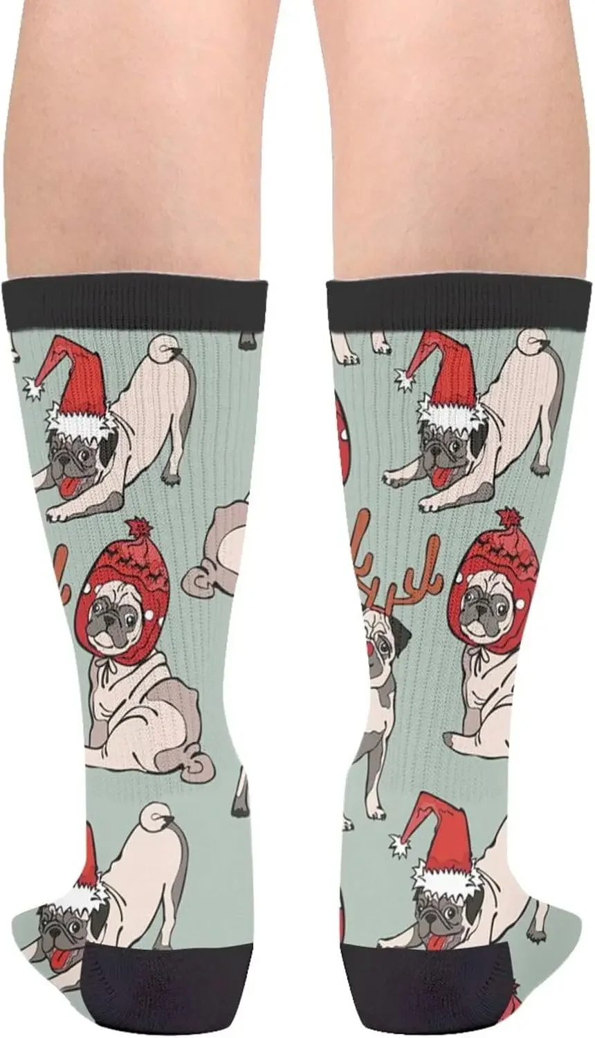للجنسين الكبار الجدة طاقم الجوارب الهدايا عارضة مضحك مجنون اللباس الجوارب للنساء الرجال للجنسين نمط مطبوعة مضحك طاقم جورب #2