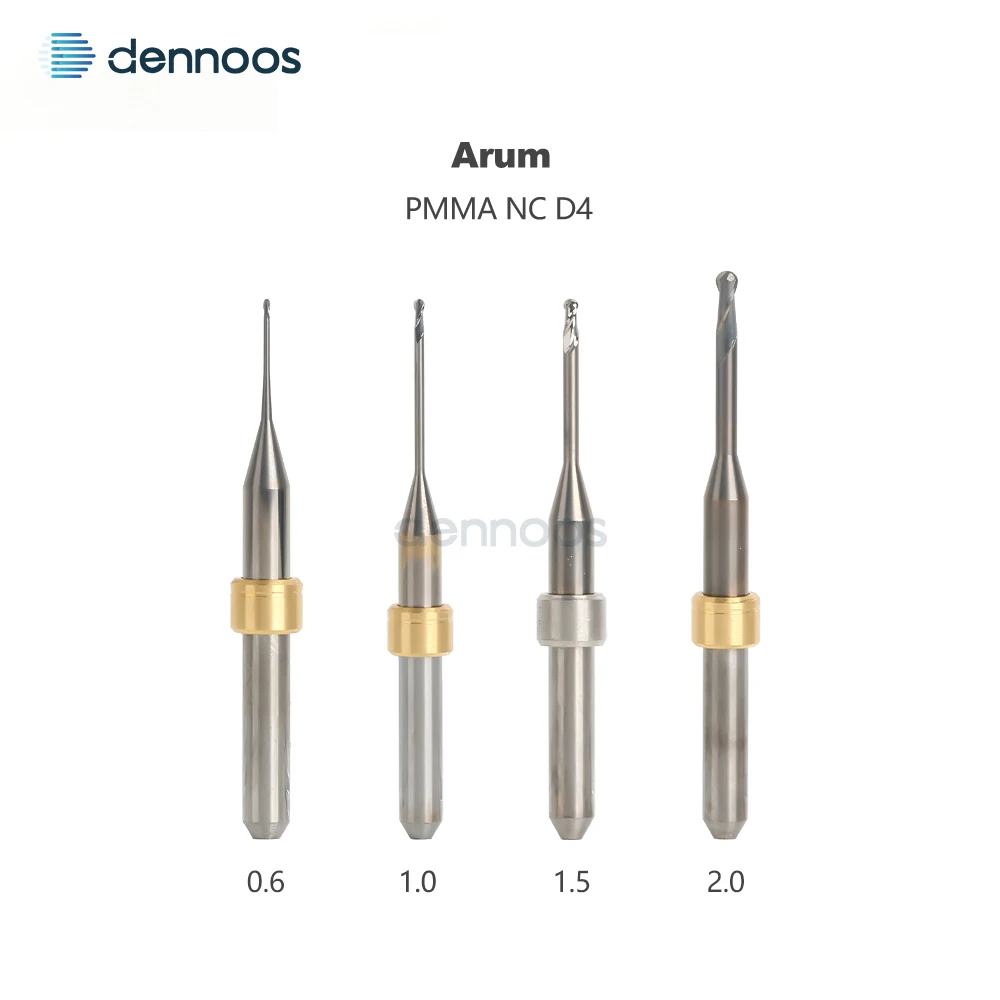 PMMA-Fräsbohrer D3 D4 mit NC-Beschichtung für alle Marken wie Amann/Sirona/ARUM/UP3D/Zirkonzahn/Roland/Yureca PEEK Dentalfräser – Detail 7