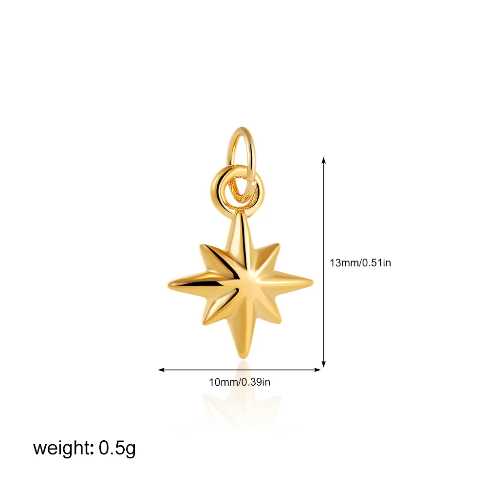 Exquisite wasserdichte Mond Stern Sonne böse Augen Anhänger für Frauen Charms Gold Farbe DIY Zubehör Edelstahl Schmuck