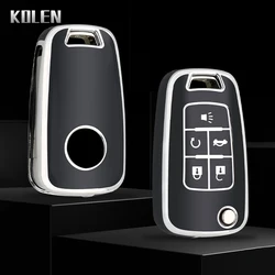 TPU Car Key Case Cover Shell Fob For Chevrolet Cruze Impala Camaro Garna Equinox Volt Yakista AVEO Impala GMC Terrain Keychain