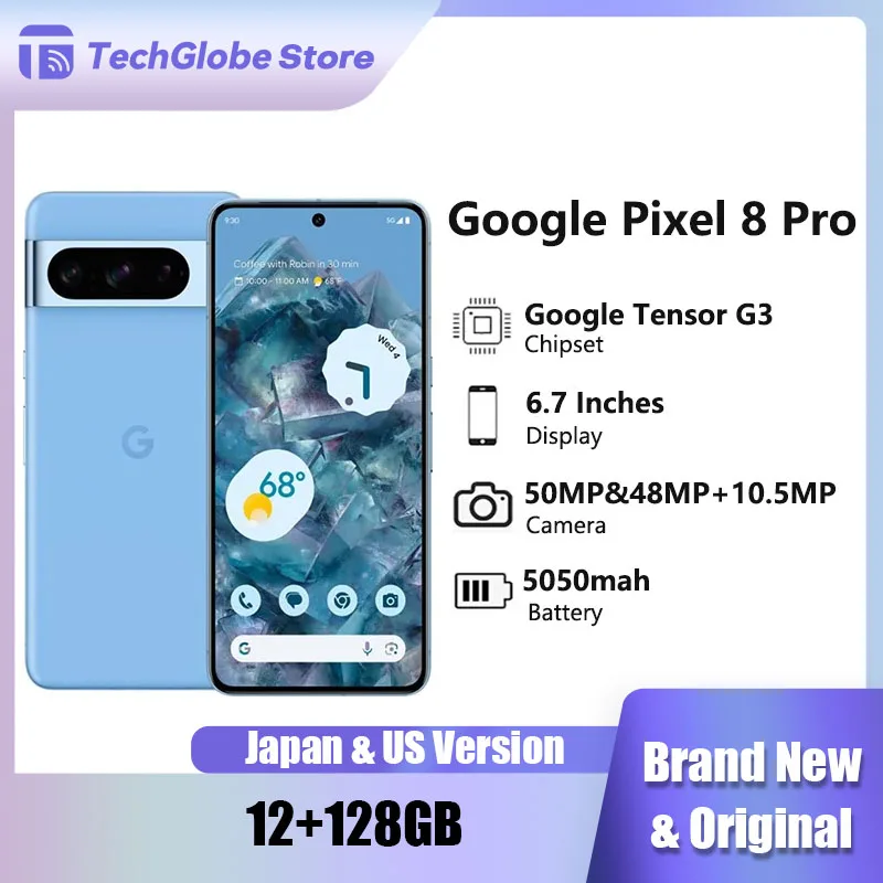 Google Pixel 8 Pro 8Pro 5G 12GB RAM 128GB ROM 6.7