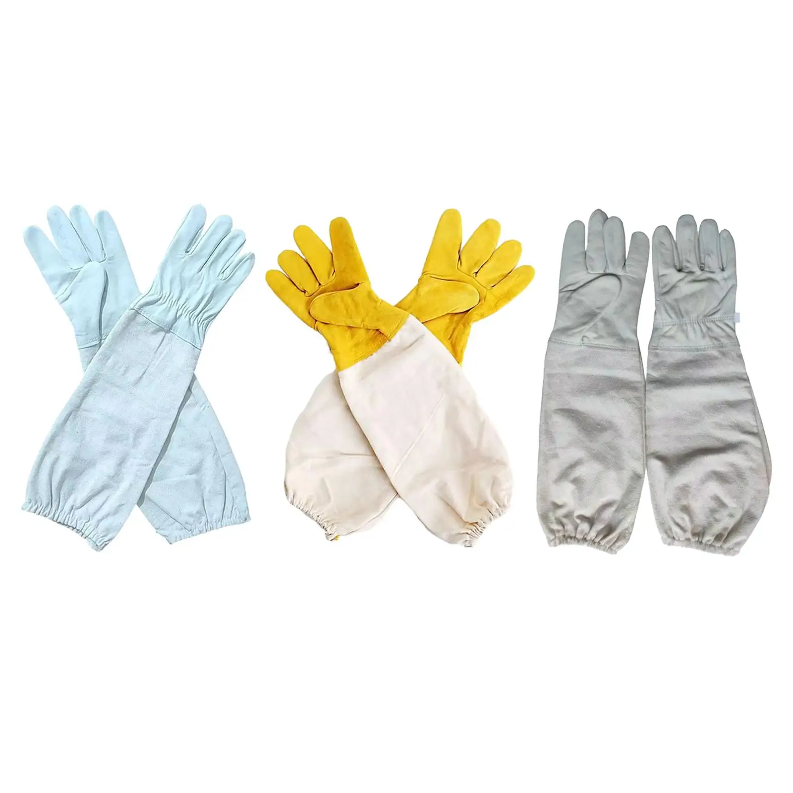 Beekeeping Gloves Professional Apiculture Tools Beekeeper Gloves Bee Protective Gloves for Beekeepers Hand Protection Men Women