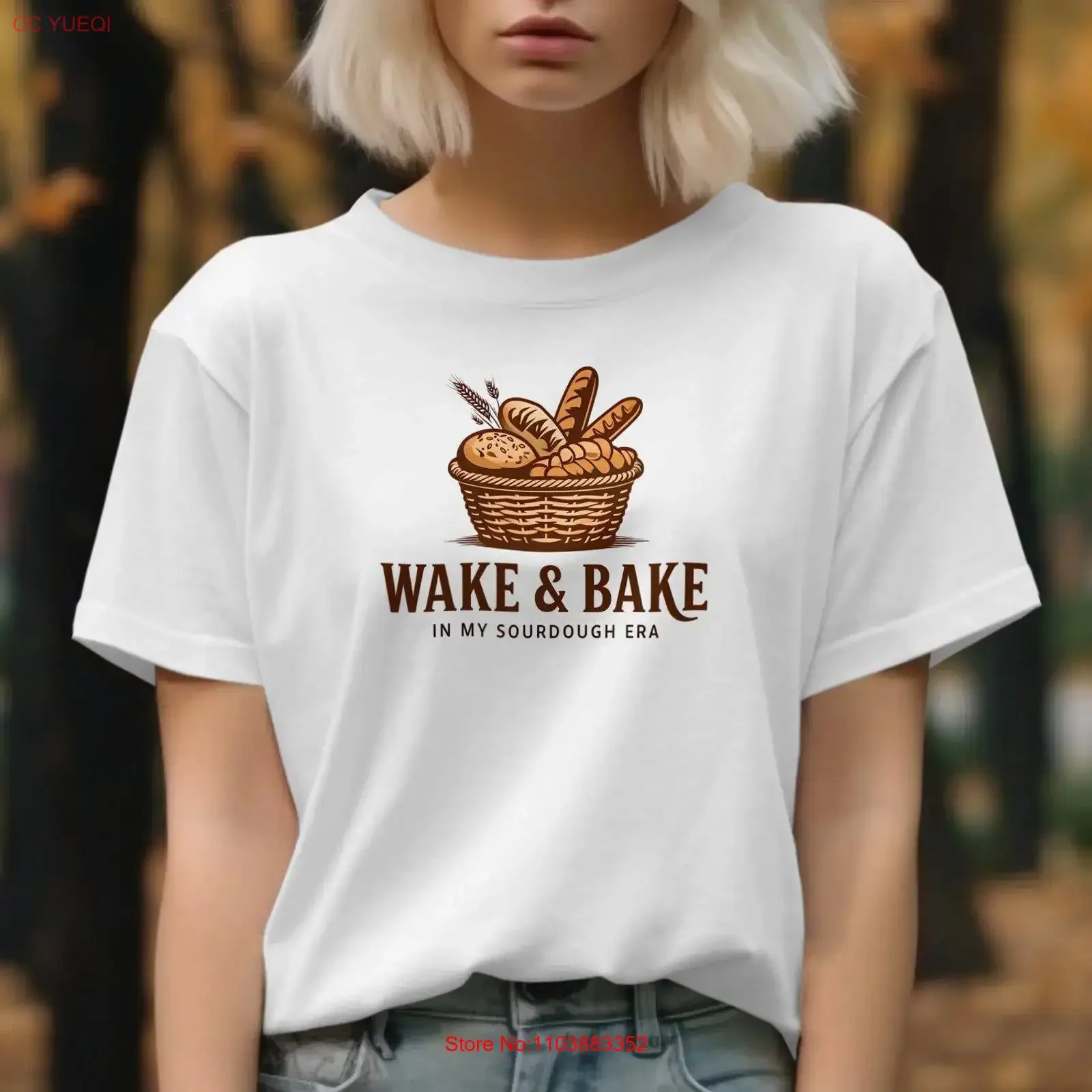 T-shirt unisexe vintage délavé pour homme, motif 'Wake and Bake', 'Sourdough Era', 'SweaT Bakery Basket', 'Bread Lover', 'Funny Baking Breakfast Baker'