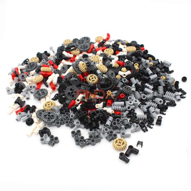 Technical Connector Gear Tire Link Chain Ball Joint Parts MOC Building Blocks Kit Package Small Particles Brick Kid Assembly Toy