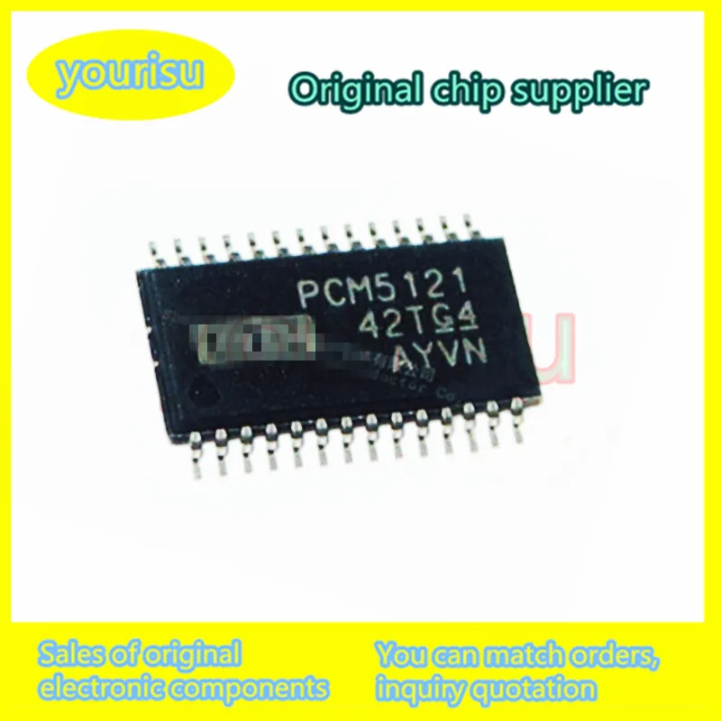 5Pcs/Lot PCM5121PWR PCM5121PW PCM5121 IC DAC 16/24/32BIT 384K 28TSSOP