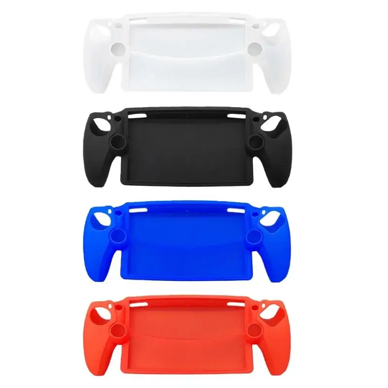 Game Console Cover Silicone Case Flexible Gamepad Frame Bumpers Skin Protective Housing for PS Gaming Accessories