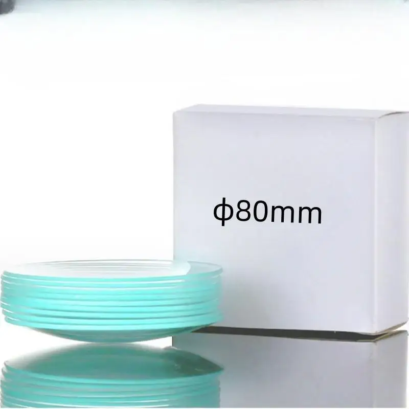 10pcs/lot 45/60/80/90/100/120/150/180/200mm Glass Labware Flat Watch Glass Dish Surface Disk For Laboratory