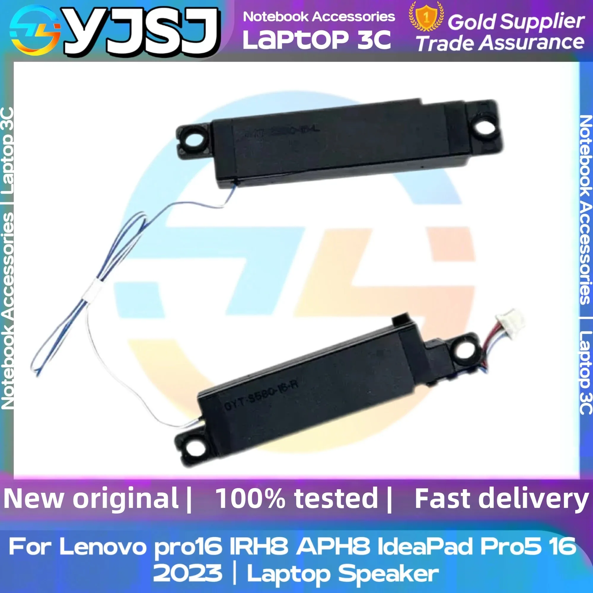 Nowy oryginalny głośnik do laptopa Lenovo pro5 16IRH8 16APH8 IdeaPad Pro5 16 2023H PK 230012 Wbudowany głośnik tubowy YG0