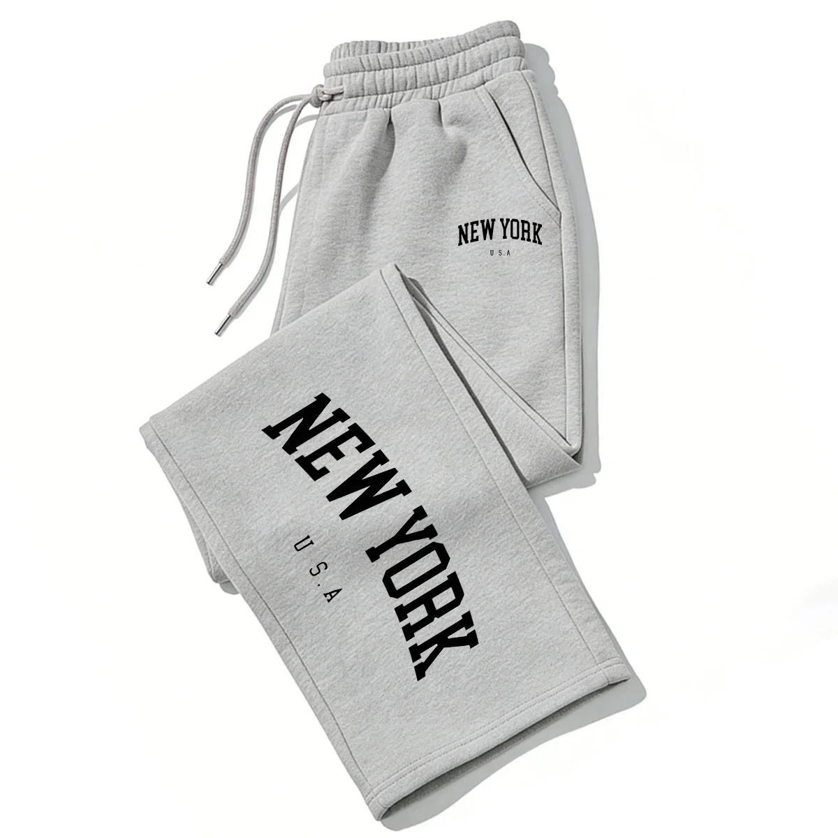 New York men's and women's printed jogging pants - high-quality, comfortable sports pants suitable for running and casual wear