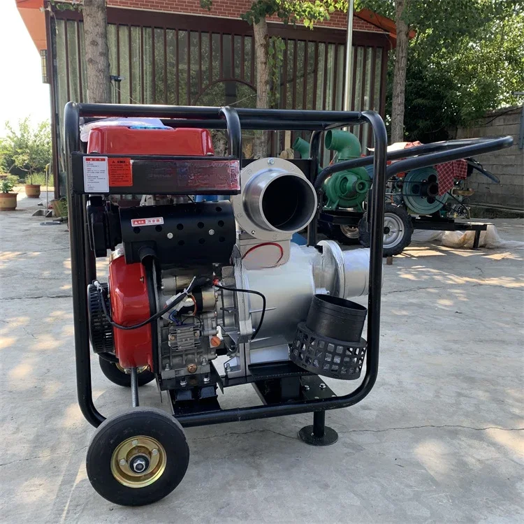 18 horsepower diesel pump urban flood prevention 8-inch water pump flood prevention irrigation pump