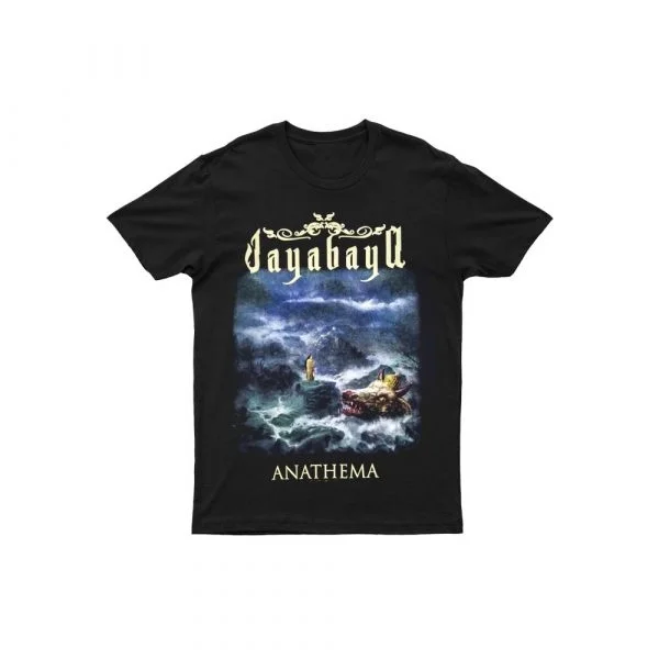 

2025 New ANATHEMA Printed Unisex Street Fashion Trend Short Sleeved Pure Cotton Round