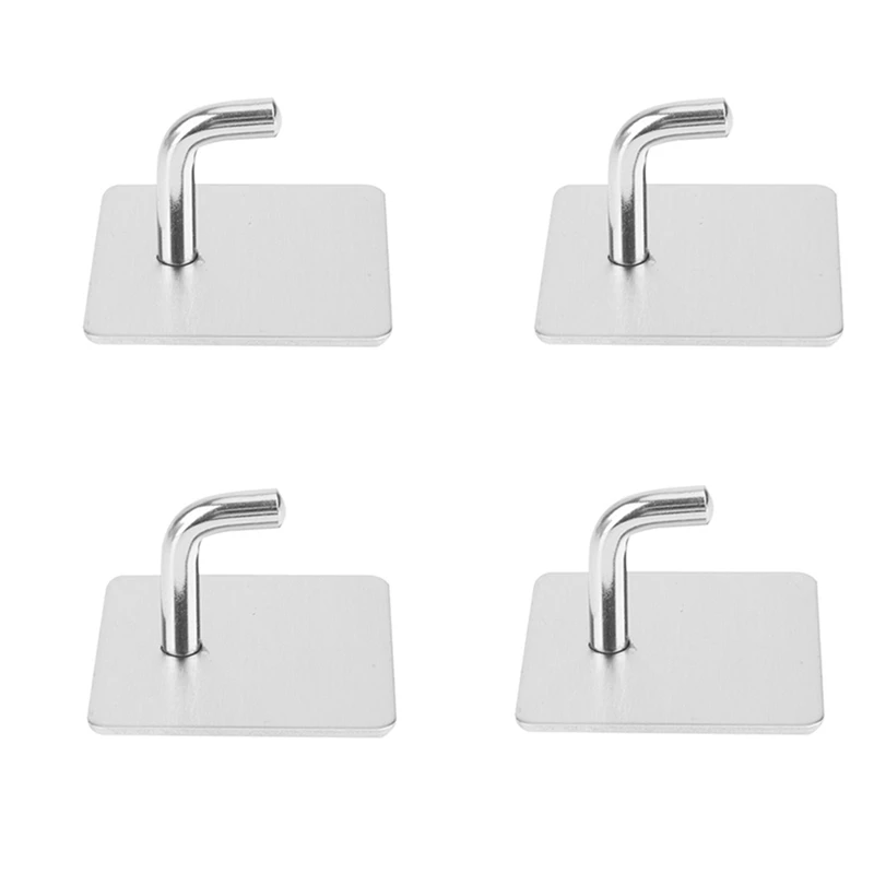 

Stainless Steel Single Hook Perforated Bathroom Coat Hook Storage Wall Towel Hook Kitchen Hook