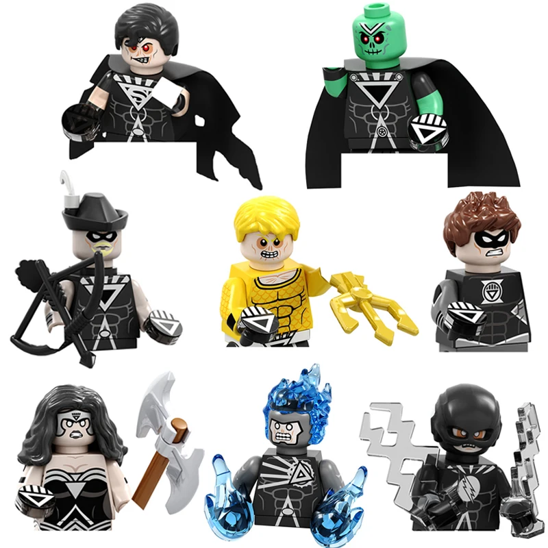 Blocos de construção de super herói para menino, Flash Arrow Bricks, personagem de desenho animado, série Black Light, presente de aniversário, PG8195, PG1711, PG1712