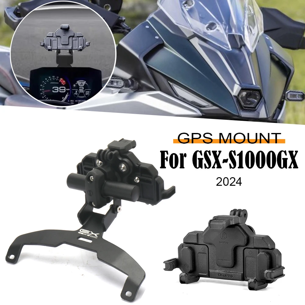 

For Suzuki GSX-S1000GX GSXS1000GX GSX S1000GX 2024 Motorcycle Navigation Device Carrier Smartphone Bracket