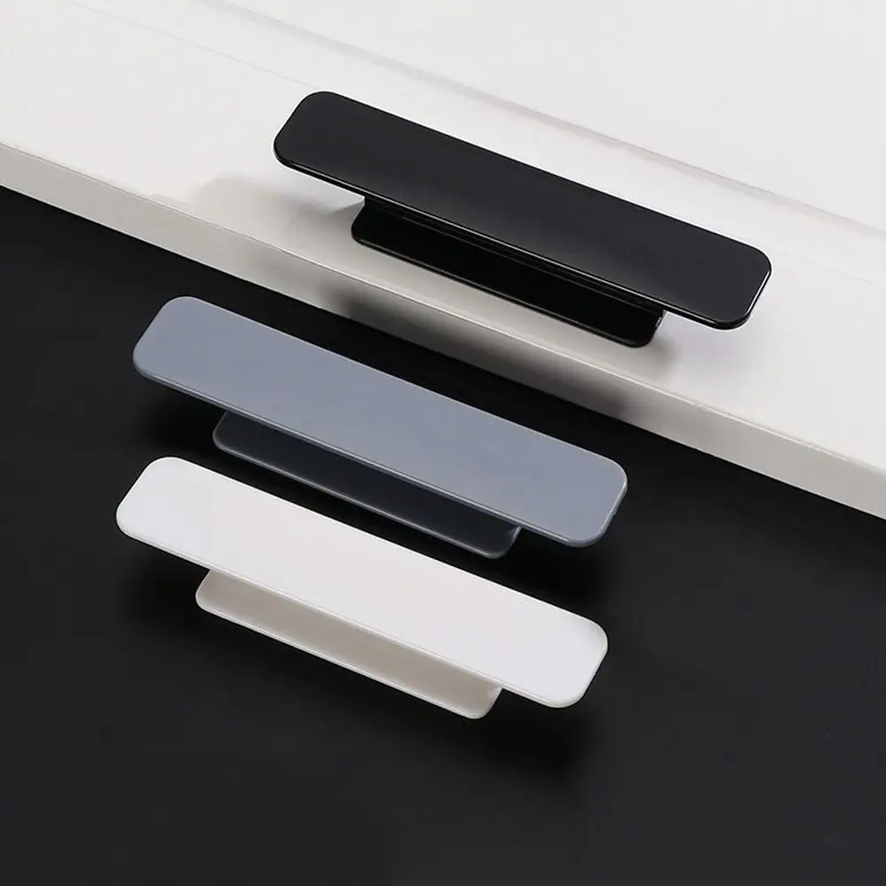 2Pcs Self-adhesive Wardrobe Door Handle Sliding Door Window Cabinet Drawer Handlebar Knob Simple Modern Knob Auxiliary Device