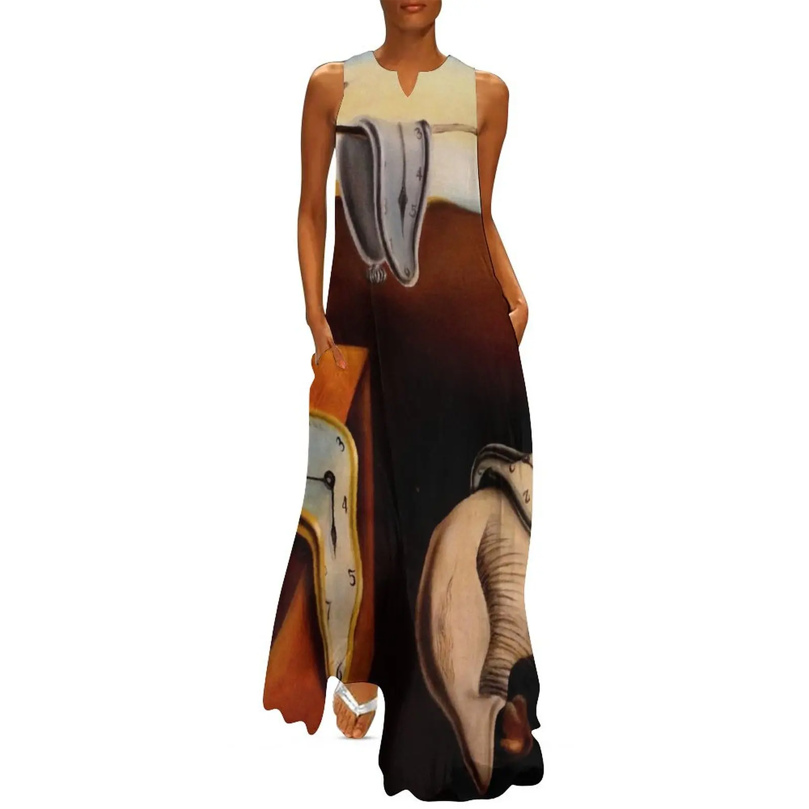 

Salvador dali original paintings surrealism Long Dress dresses for womens sexy dress Dress