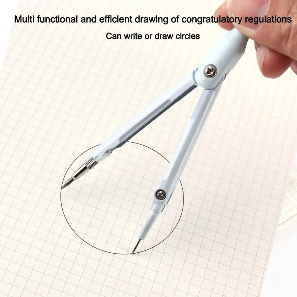 High Quality 3-in-1 Compass Ruler Set Measuring Ruler Mathematics Function Ruler Stationery Set Drawing Tool Students