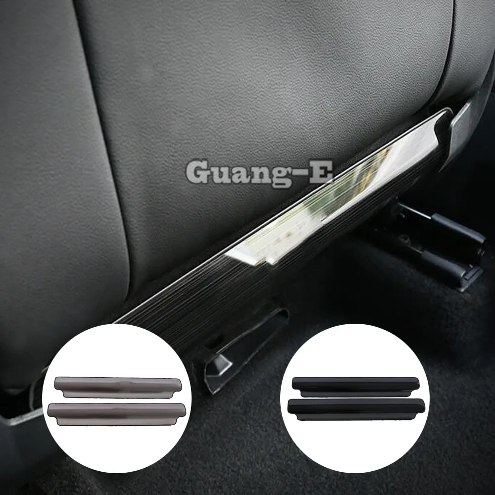 Car Cover Stainless Steel Seat Adjustment Anti-Kick Pad Foot Pad 2pcs For Volkswagen VW T-ROC TROC 2017 2018 2019 2020 2021