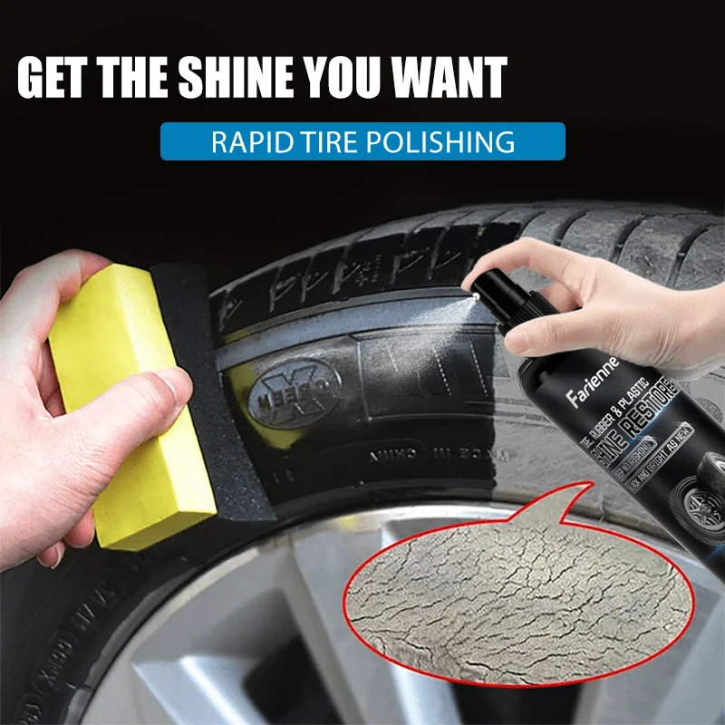 

Спрей для полировки автомобильных шин: подходит для автомобилей, мотоциклов, велосипедов, быстрое восстановление блеска для шин, обслуживание шин и