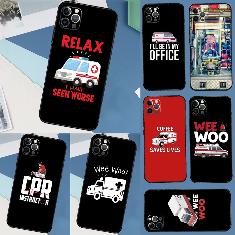 

Paramedic Ambulance Wee Woo Case For Samsung Galaxy M11 M21 M31 M35 M12 M13 M14 M15 M16 M36 M56 M53 M32 M52 M55 M34 M54