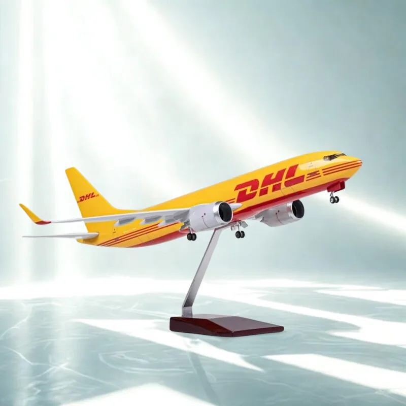 

Наборы моделей самолетов для сборки модели самолета B737, 47 см DHL Cargo Express Airline, полимерное основание самолета, шасси для детей, игрушки