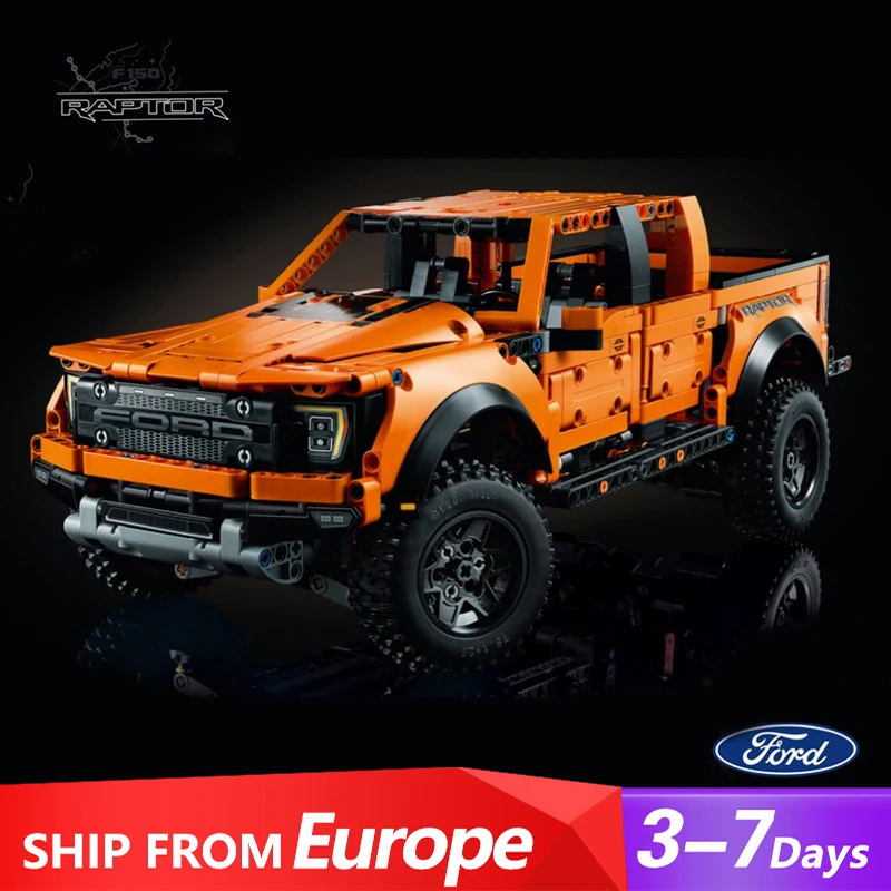 Technical MOC 42126 Ford F-150 Raptor Pickup Truck Sports Car Model 1379PCS Building Blocks Brick Puzzle Toys for Kids Boys Gift