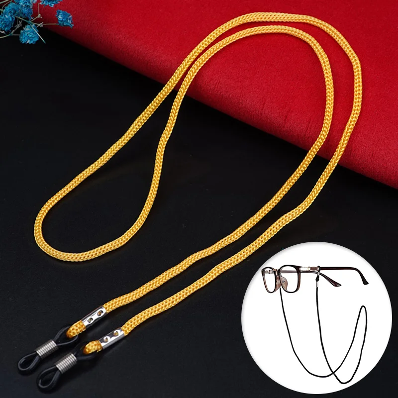 Óculos coloridos Strap Eyeglasses Lanyard Mulheres Óculos Cadeia Óculos De Sol Corda Corda Homens Máscara Cadeia Eyewear Holder Acessórios