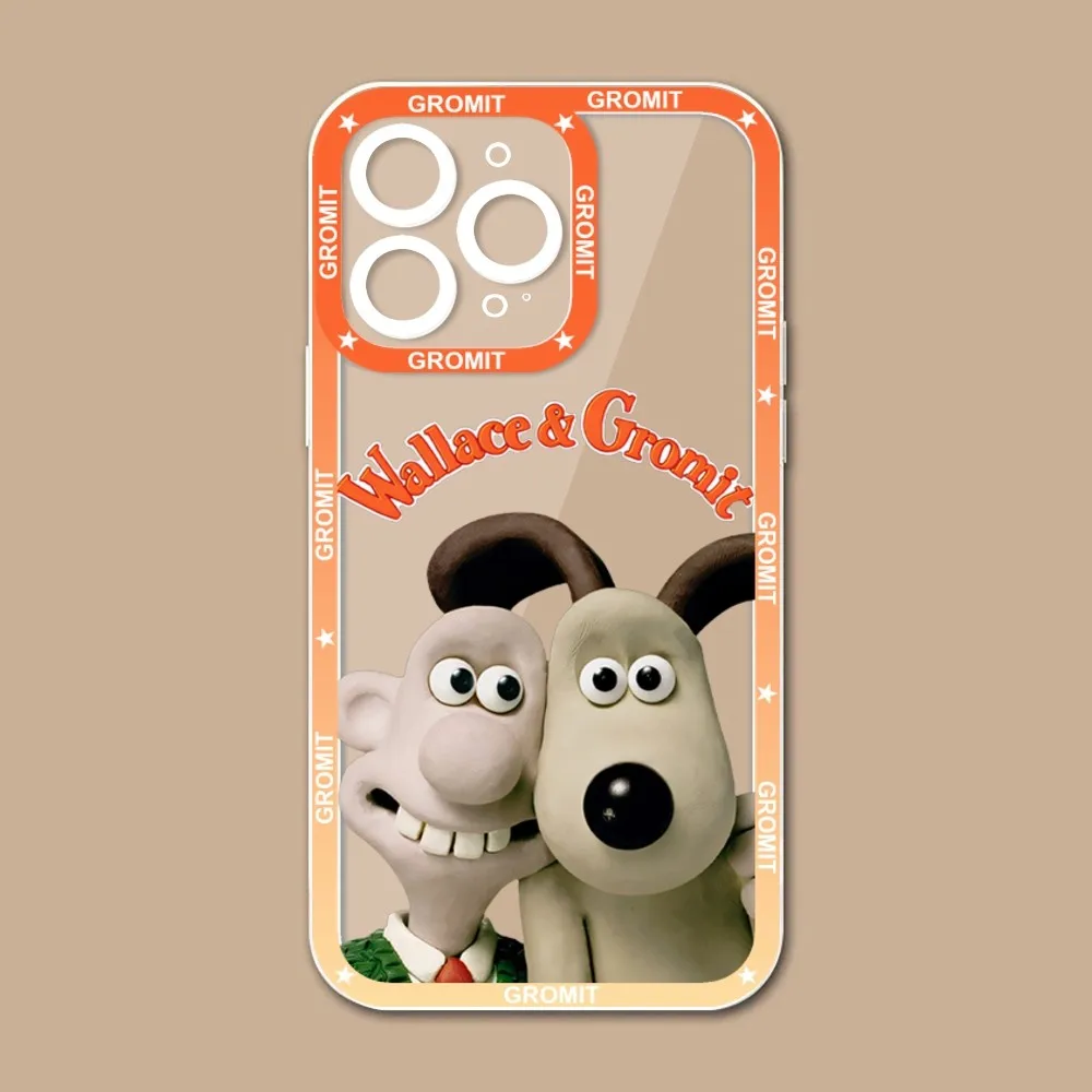 Cartoon Gromit Phone Case For IPhone 11 12 13 Mini Pro Max 14 Pro Max Iphone15 15promax Iphone16 Case Shell Funda Cover