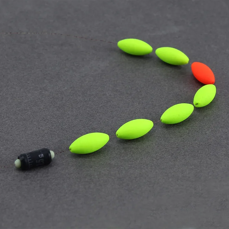 5 Pcs Seven Star Drift Fishing Float Cylindrical Spring Fishing Carp Drift Wake Target Float Accurate Positioning Rube