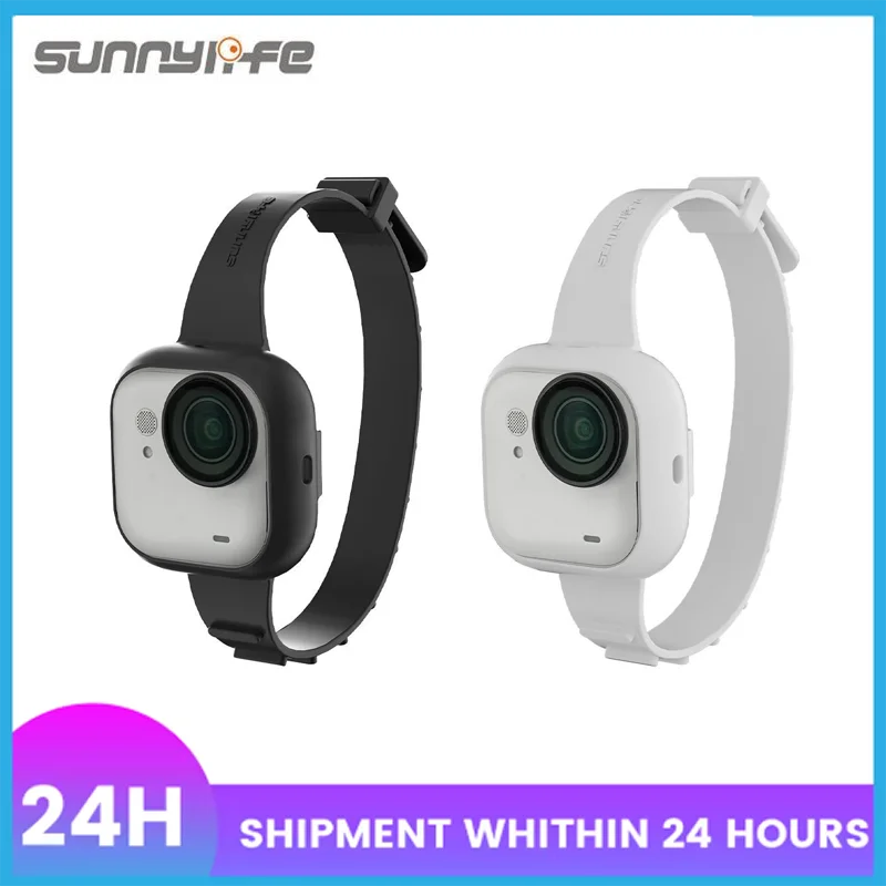 

Sunnylife Hand Wrist Band Strap For Insta360 GO Ultra Adjustable Wristband Silicone Pet Neck Camera Silicone Cover Accessories