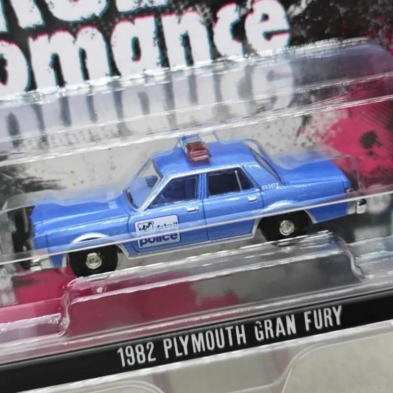 

Коллекционная серия Mini 1:64 Limited Edition 43 True Romance-1982 Plymouth Gran Furyalloy, модель автомобиля, игрушка для мальчиков