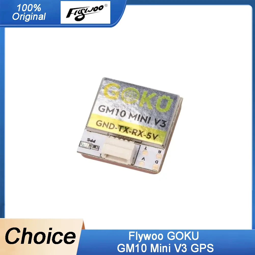 وحدة Flywoo GOKU GM10 Mini V3 GNSS - مدمجة وخفيفة لسباق FPV/طائرات بدون طيار ذات طراز حر (العودة إلى المنزل)