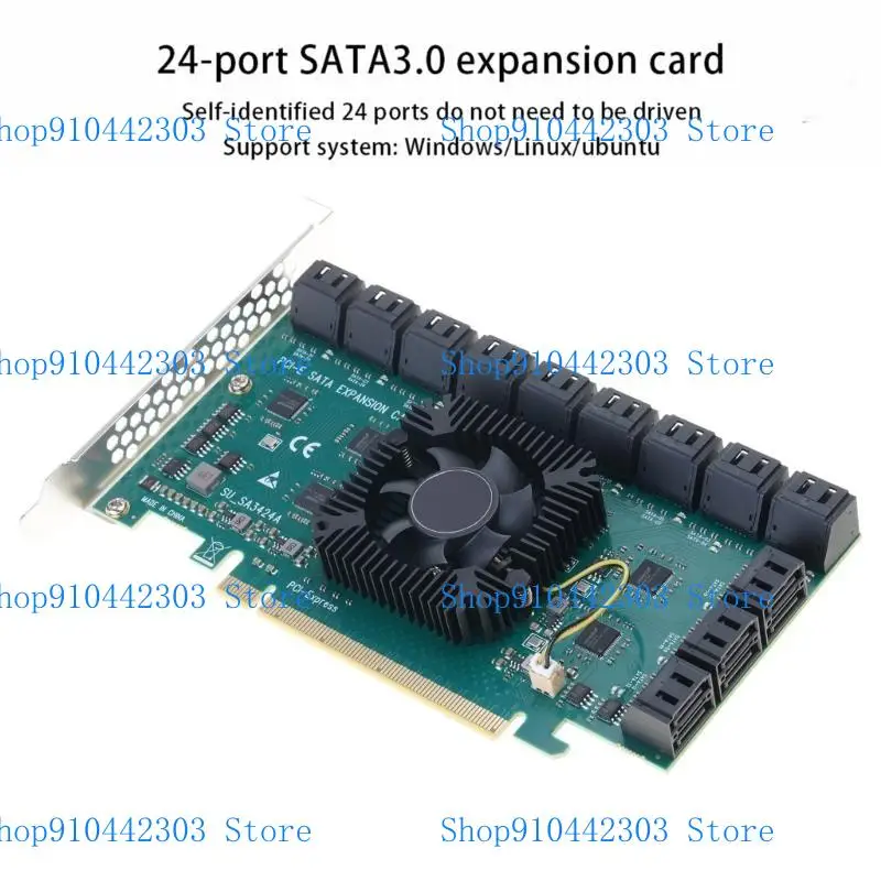 L4MD 24 porty PCI-E do karty PCI Express PCI-E Card PCI-E do SATA3.0 Controller Board Compact